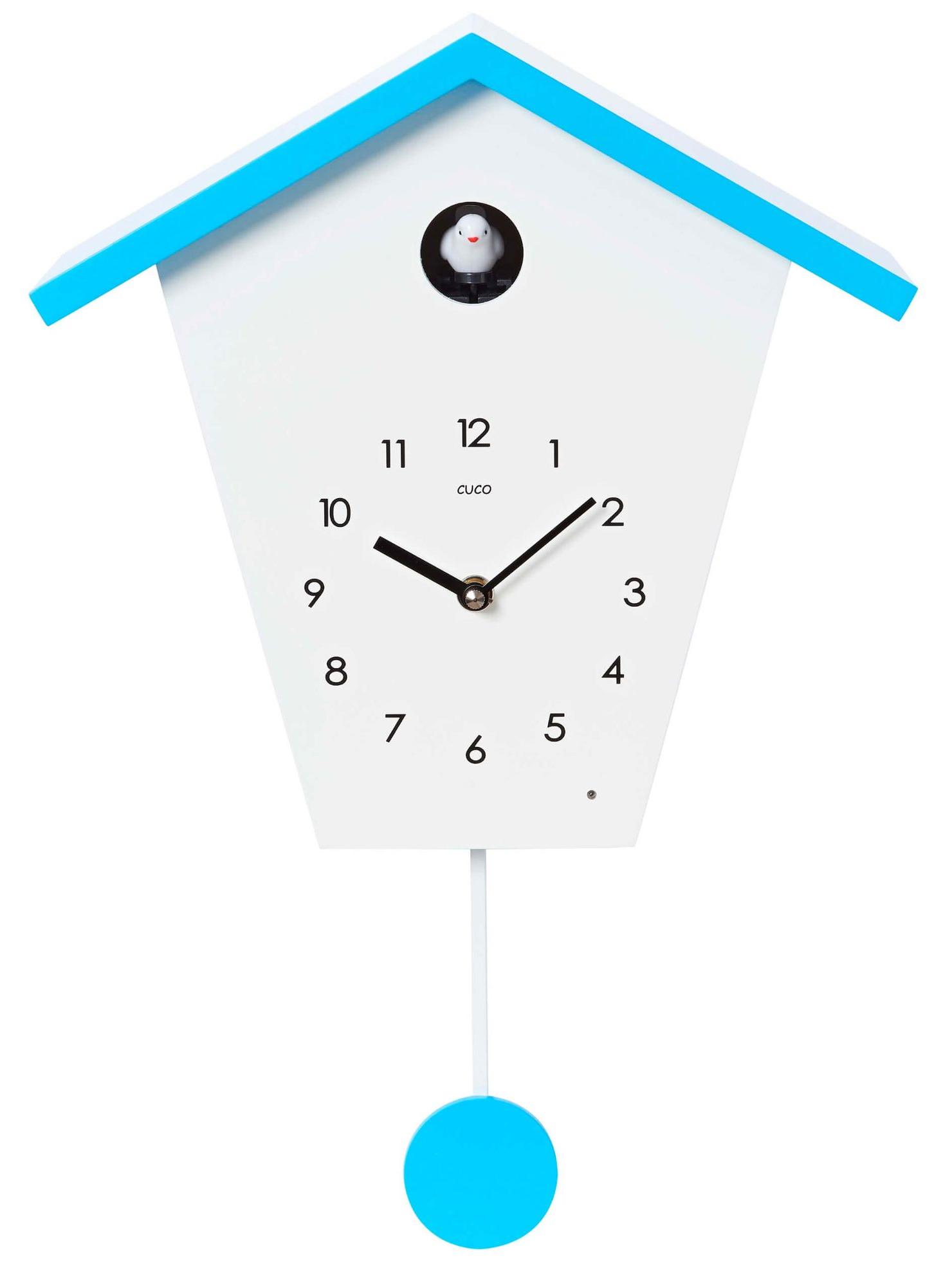 Cuco Clock Kuckucksuhr SCHWARZWALDHAUS mit Pendel 37,5× 23 × 11,4cm Wanduhr moderne Kuckuckuhr Schwarzwalduhr 42513459027570