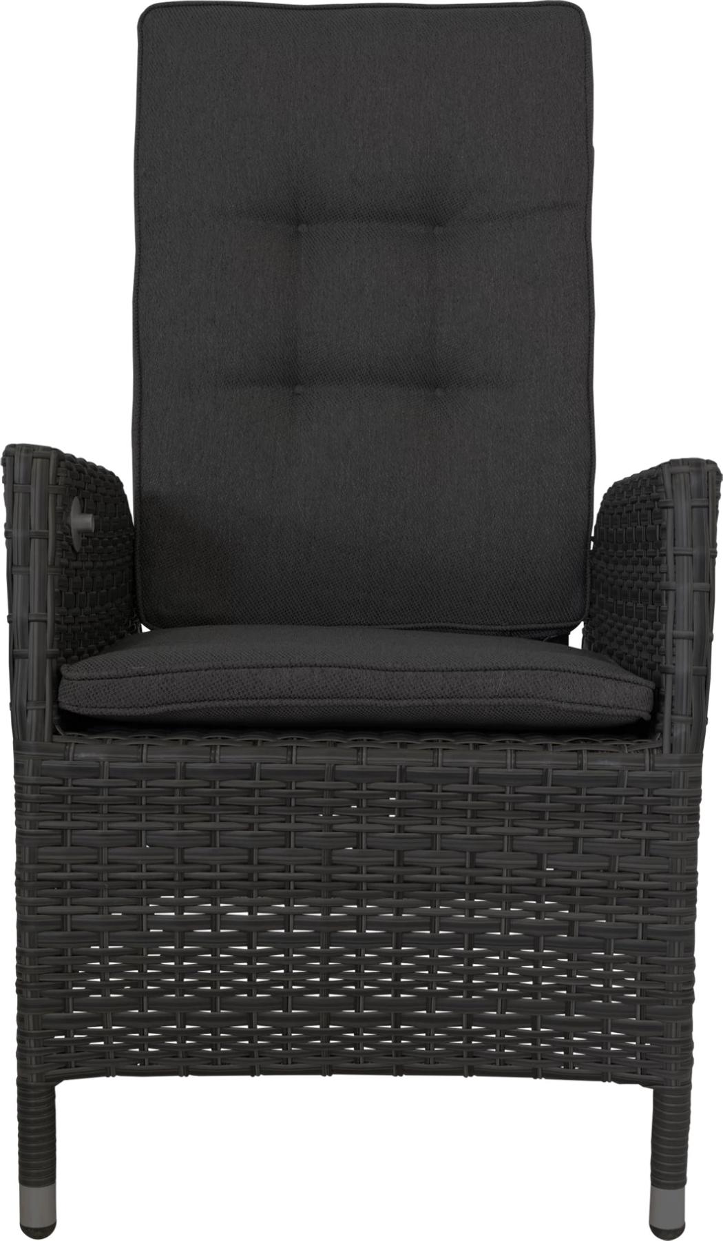 Stuhl - 2.0 - 60x68x110 cm - Aluminium - Geflecht Grau/Anthrazit