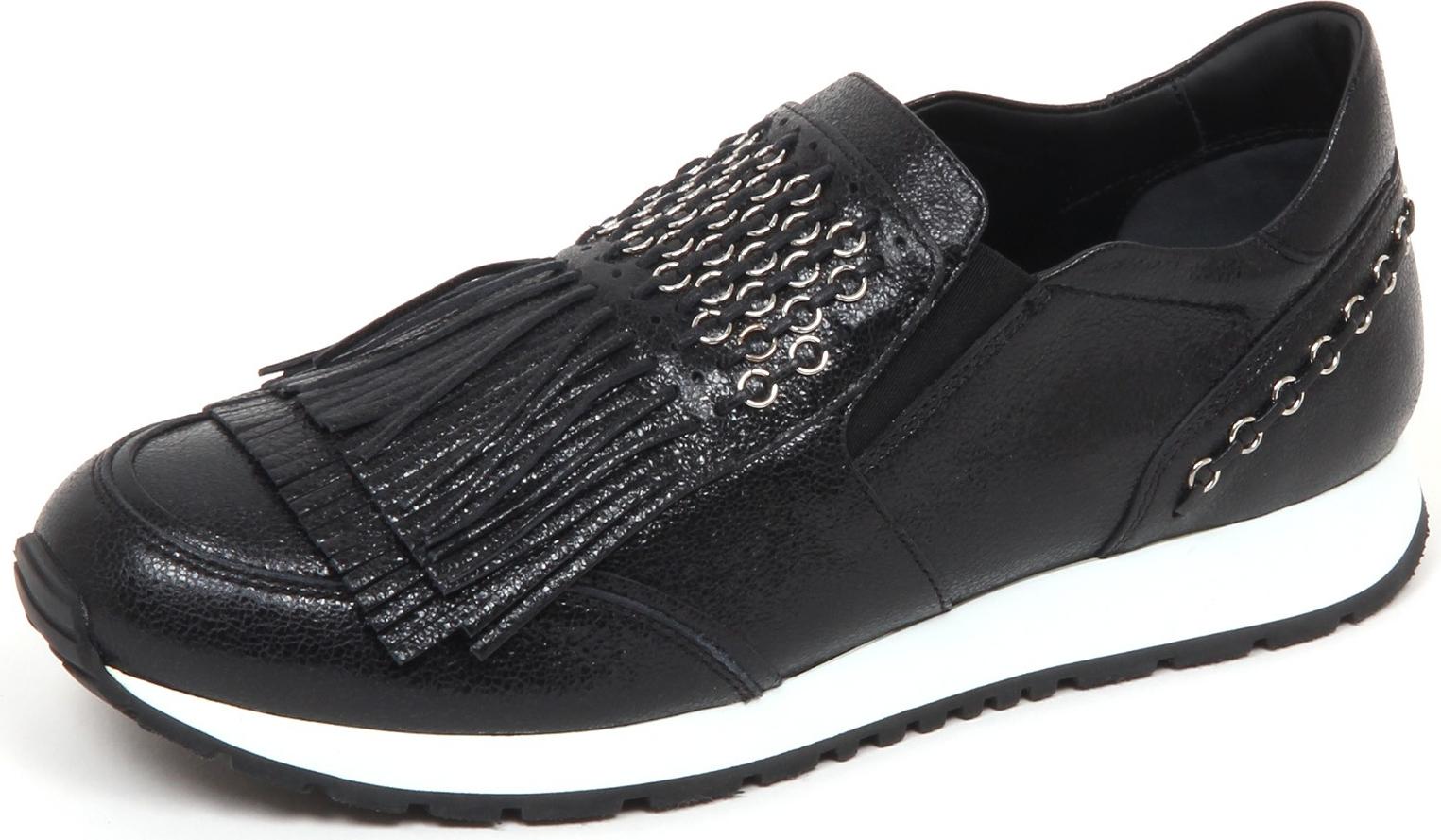 TOD’S E5156 Sneaker donna TOD'S effetto crepato geknackt Effekt Schuh Slip on Frau