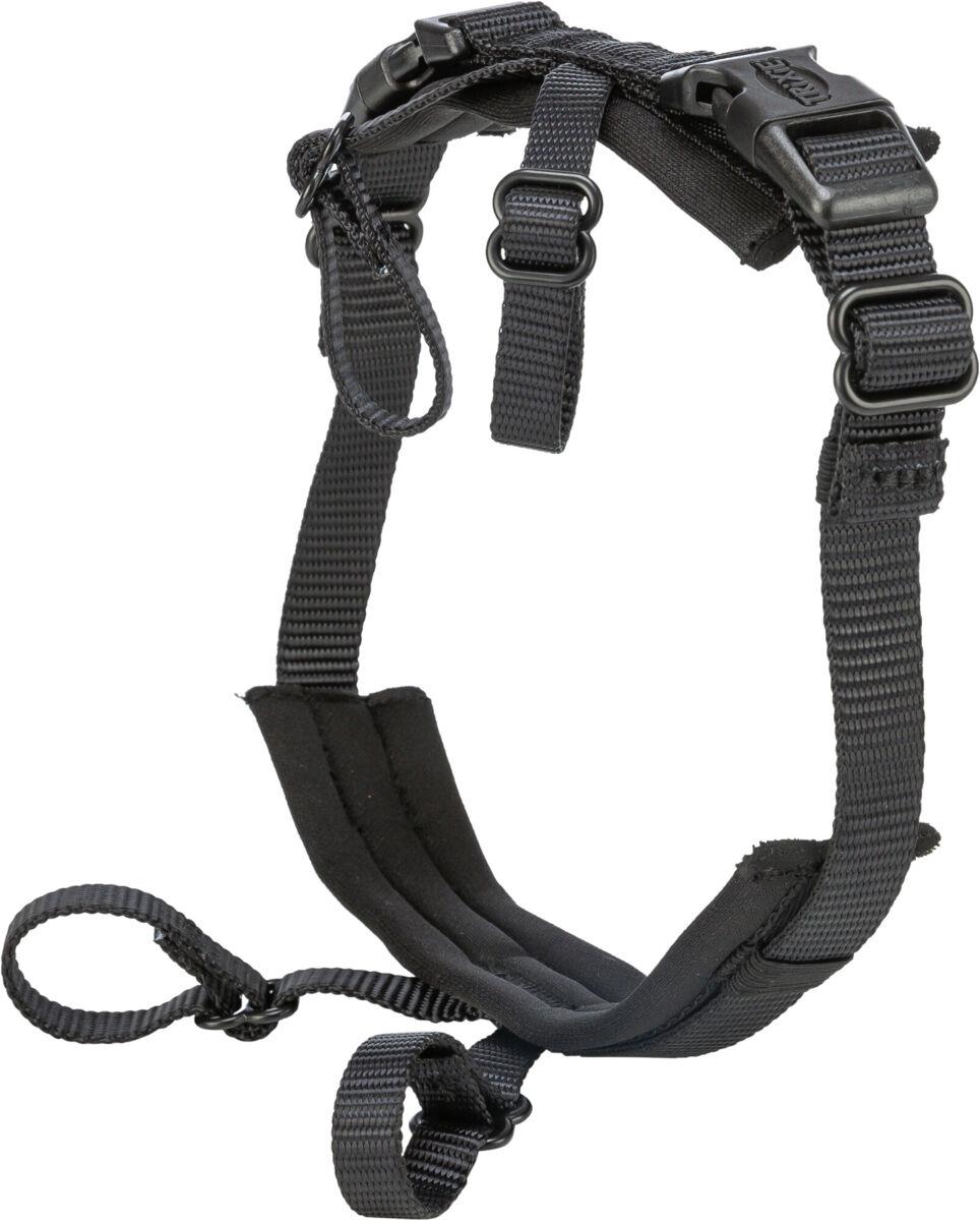 TRIXIE Panik-Adapter Stay für Geschirre - schwarz - 59–92 cm/25 mm 13087