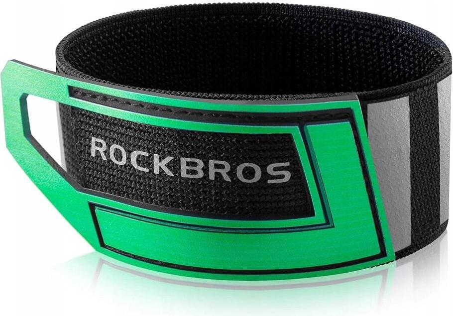 RockBros Reflexband – Hohe Sichtbarkeit in Grün für Sicherheit beim Sport KP34973