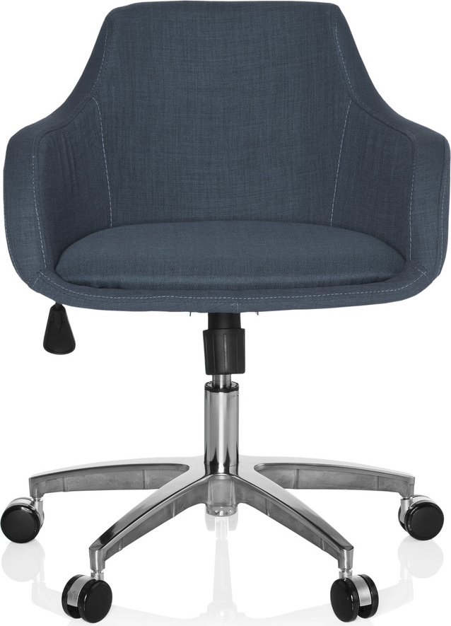 hjh OFFICE Home Office Kancelárska stolička SOLAO 100 Kancelárska stolička s podrúčkami Látková otočná stolička