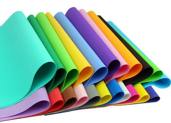 OEM Kleurig Sponspapier 40 Blätter 50x50cm dick 0,8mm DIY Material Kinderhandwerk 2026