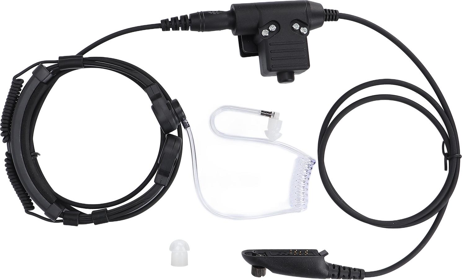 Einemgeld 7,1-mm-Kehlkopfmikrofon mit Teleskop-Kehlkopfsteuerung und U94-PTT-Kit, geeignet für Motorola-Funkgeräte K-PCXJ-20251117-158