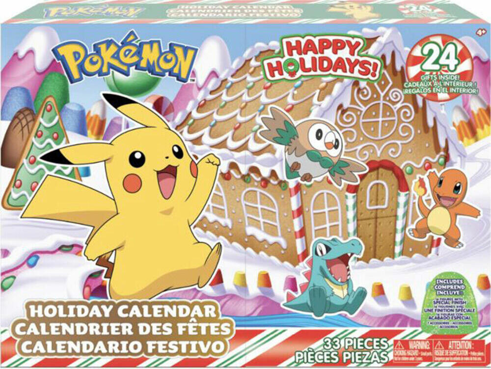 Jazwares Pokémon adventný kalendár DELUXE 16 figúrek Pokémon 5 7 cm