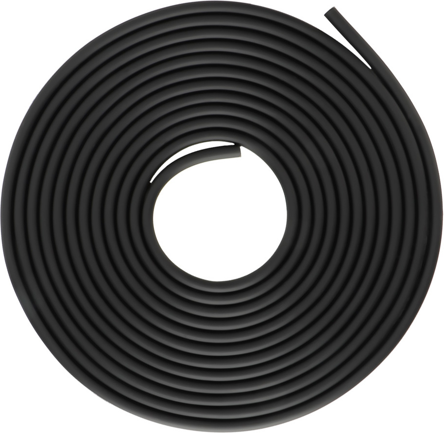 Gistuch 5m Aquarium-Luftschlauches, weiches Silikon, für Sauerstoffversorgung & Fischbecken, Farbe Schwarz