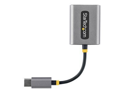 StarTech.com USB-C Audio Splitter - USB Type-C Dual Headphone Splitter/Adapter so vstupom pre mikrofón - USB-C to Jack pre 2 slúchadlá súčasne - USB-C AUX adaptér pre dve slúchadlá - 24-bitový DAC - sivý - USB Type-C - 2 x 3,5 mm - samec