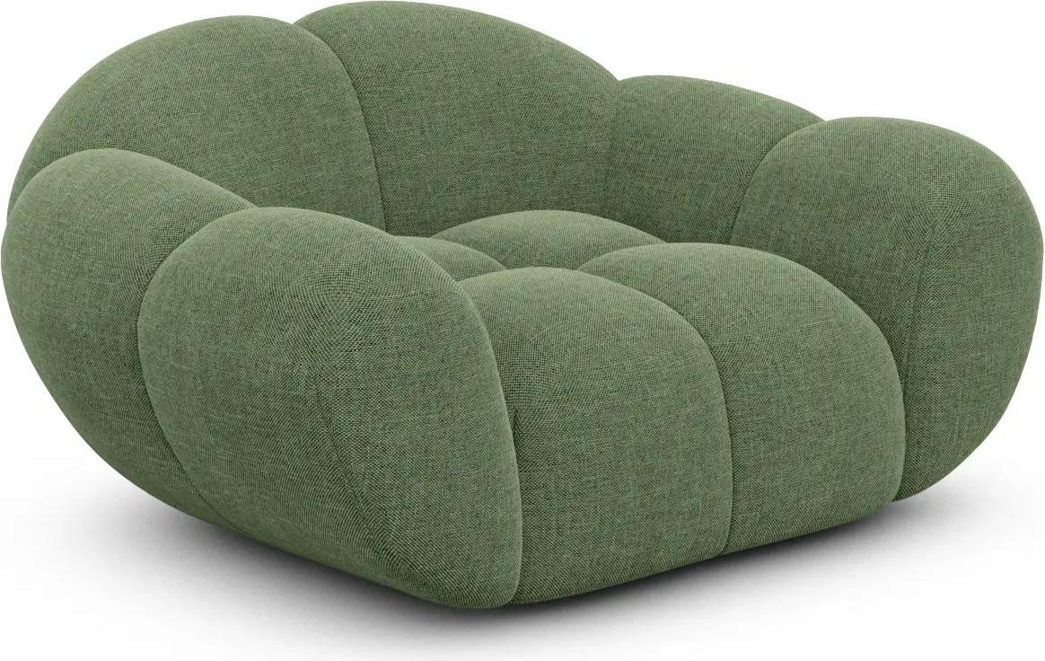 Strukturstoff Sessel Liva Grün