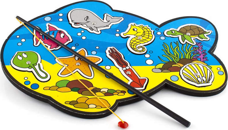 VETRO-PLUS Angeln schaumig, 8 Tiere, 46,5 x 34 cm P107763