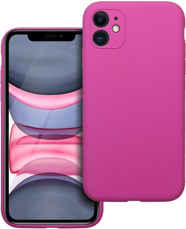 SILIKÓNOVÉ 2mm puzdro na mobilný telefón vhodné pre IPHONE 11 ružové