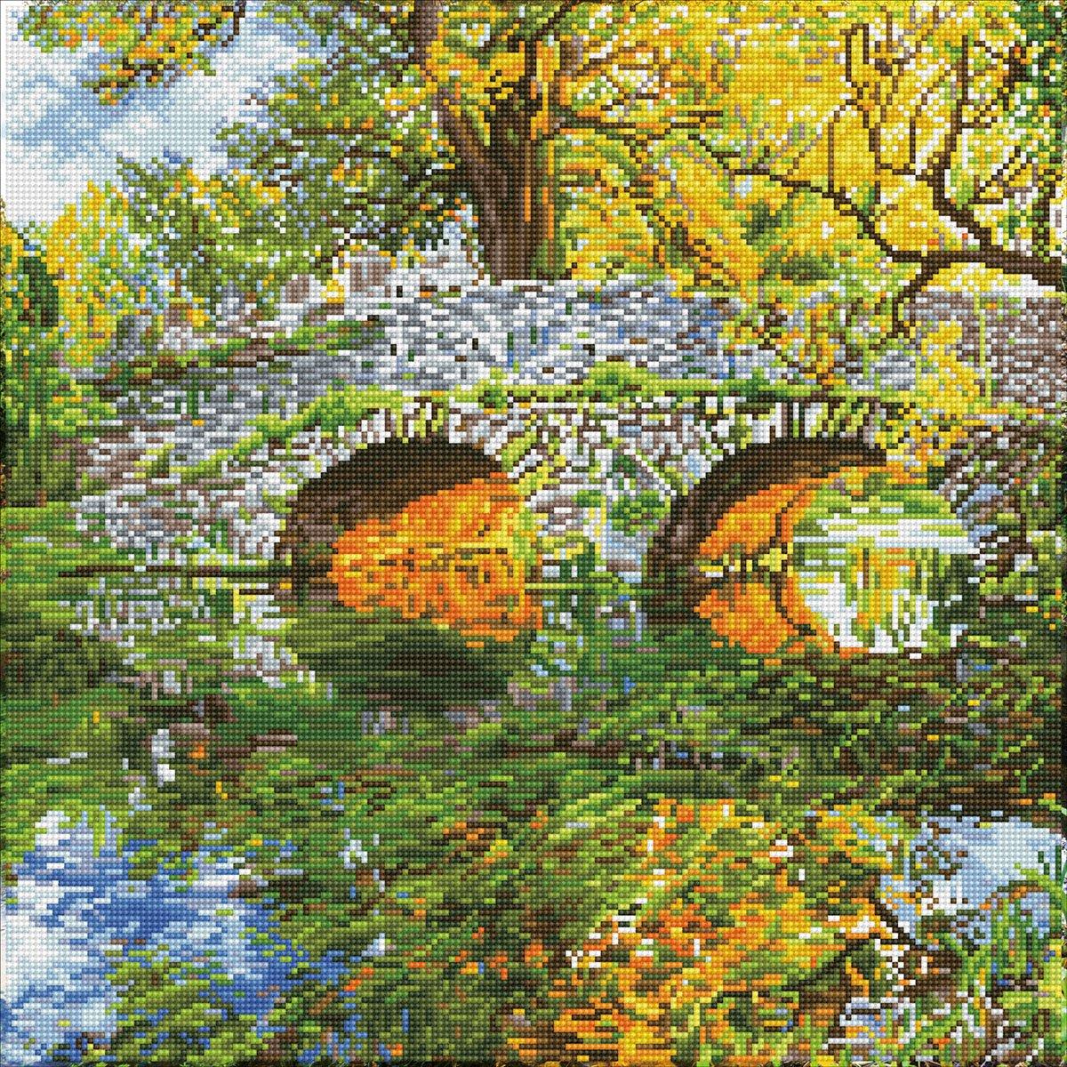 Diamond Dotz Diamond Painting Country Bridge großes Landschaftsbild 435DD12059