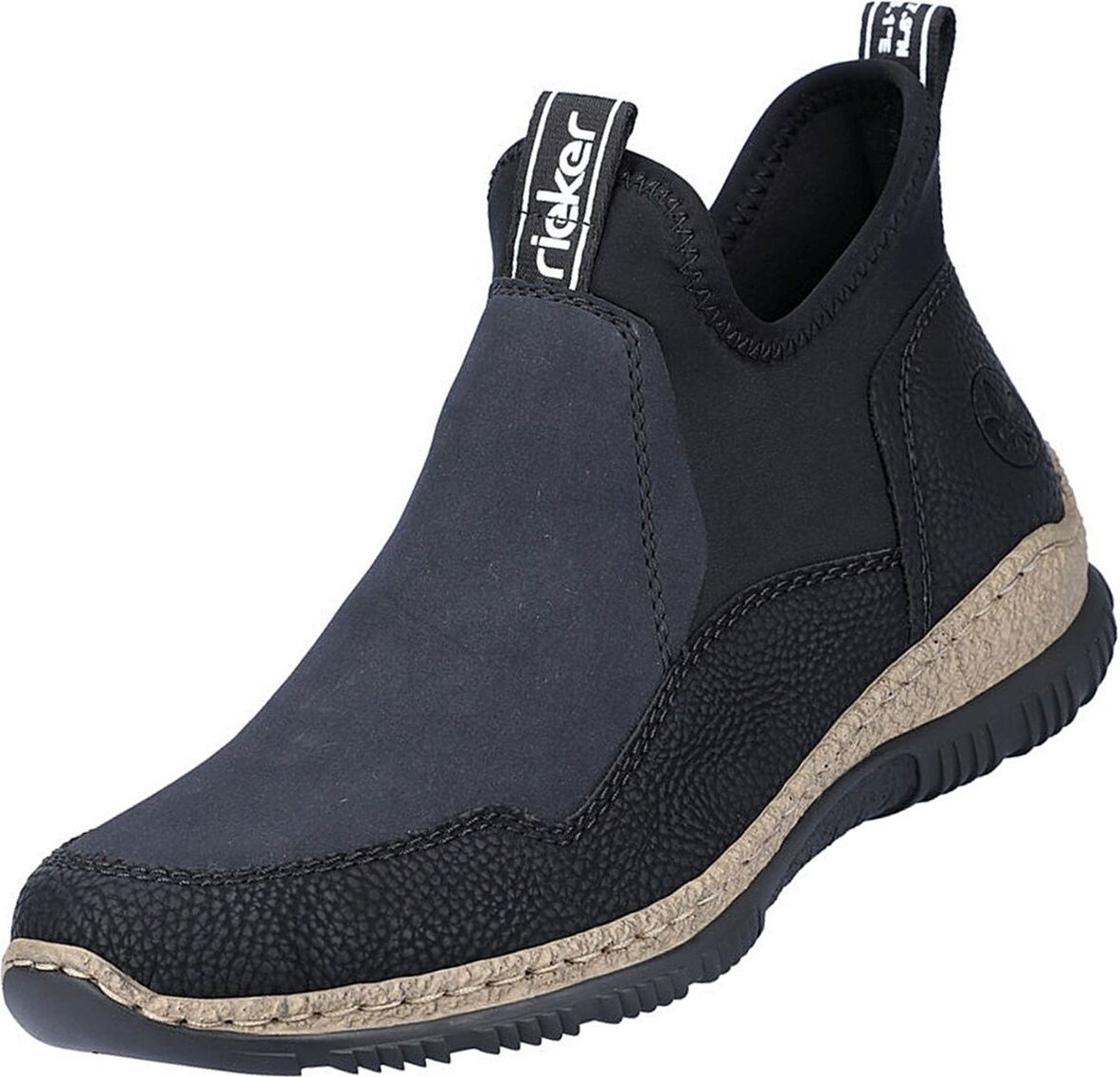 Stivali -Titanium Style- extra corto, polpaccio L: 42, nero