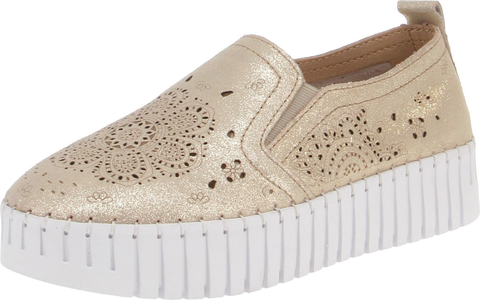 Bernie Mev TW Amity - Damen Schuhe Sneaker - Light-Gold, Größe:37 EU TW Amity-37LightGold