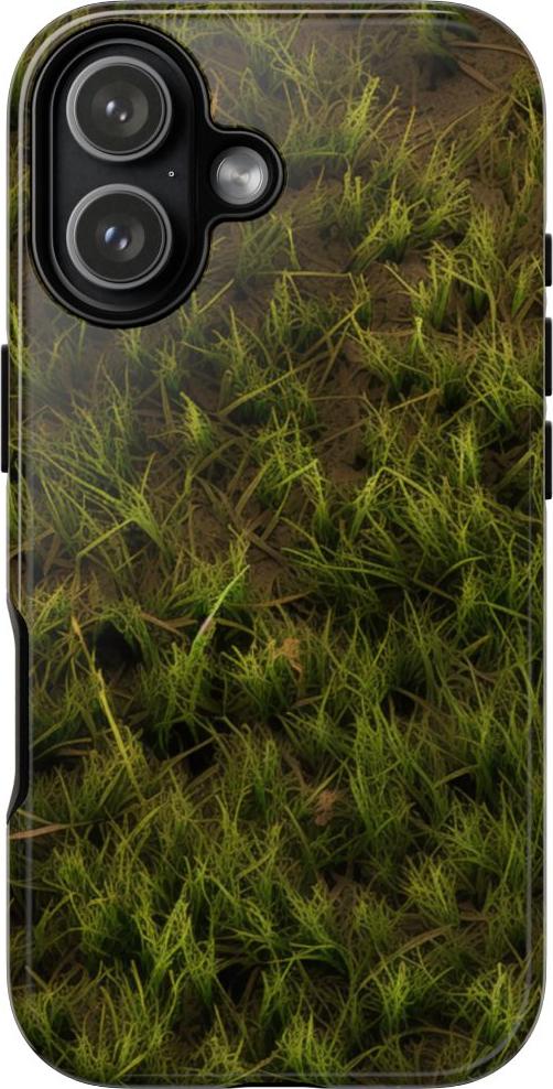 WOYC Grüne Grashalme auf Erdboden – Hülle Kompatibel mit iPhone 17 Tgh-gl-ip17-33538