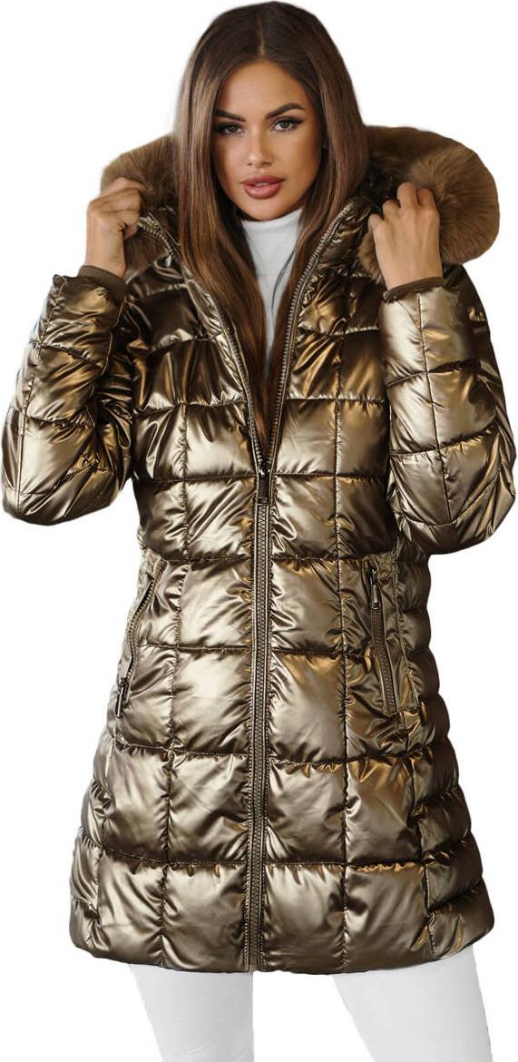 Damen Winterjacke Goldene OZONEE JS/16M9120/403Z S