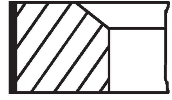 MAHLE 081 21 N1 Kolbenringsatz Kolbenringe für BMW 3 Limousine (E36) 3 Limousine (E30) 3 Coupe (E36) 5 Limousine (E34) 3 Cabrio (E30) 5 Limousine