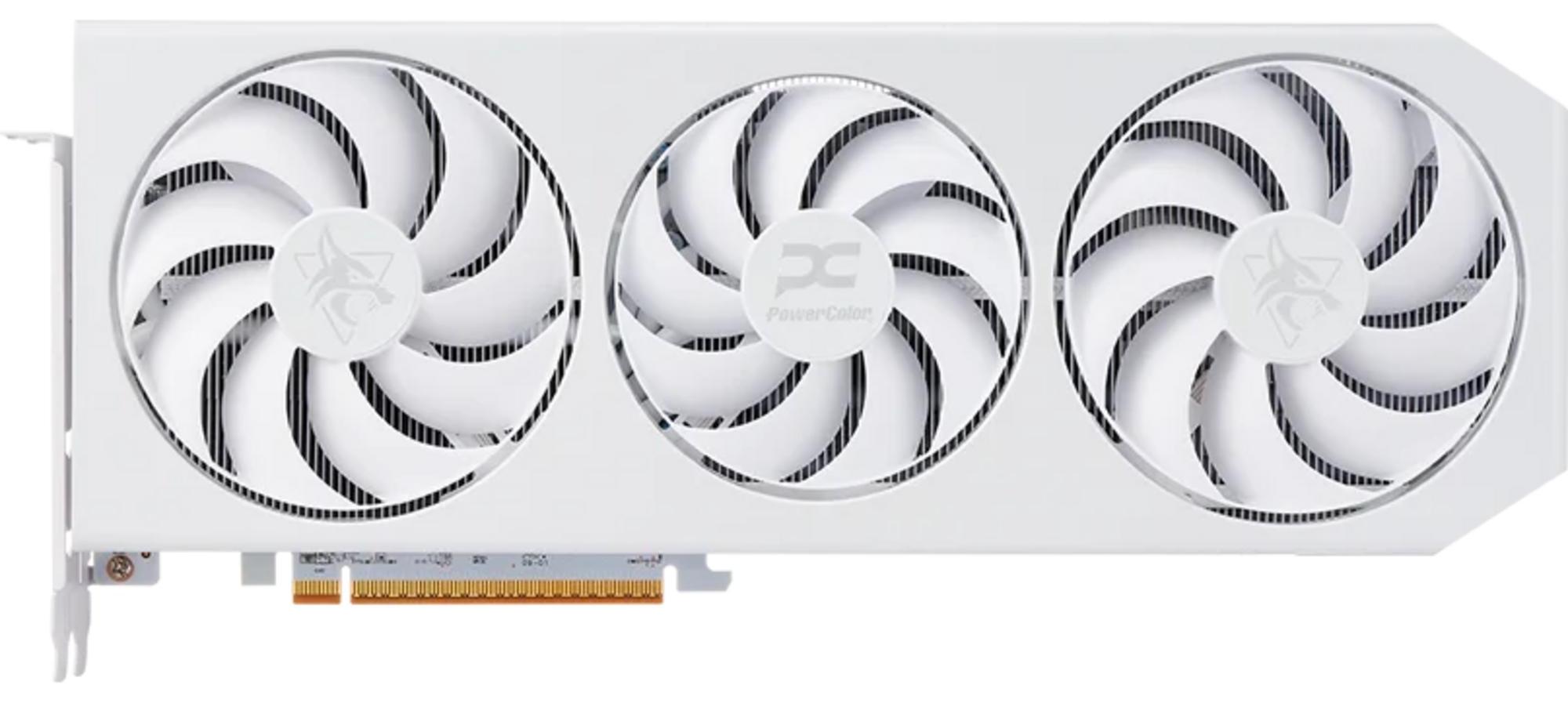 PowerColor Hellhound Radeon RX 9070 XT Spectral White, Radeon RX 9070 XT, 16 GB, GDDR6, 256 bit, 7680 x 4320 px, PCI Express x16 5.0