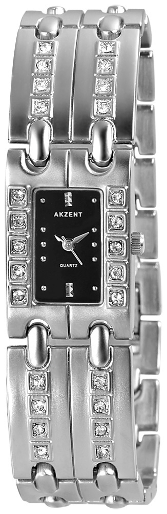 Akzent Damenuhr mit Metallarmband SS7821000002