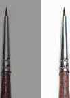 ITALERI Synthetic round brush with brown tip - SINGLE PACK 52282 - kulatý syntetický ttec (velikost 0/5)