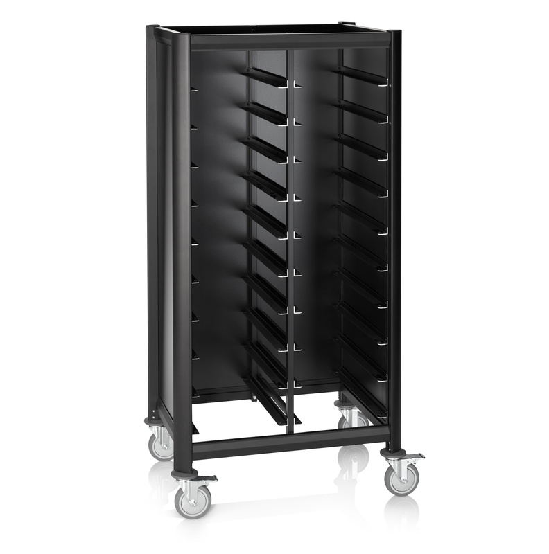 WAS Germany GN Tablettwagen 80 x 60 x 165 cm