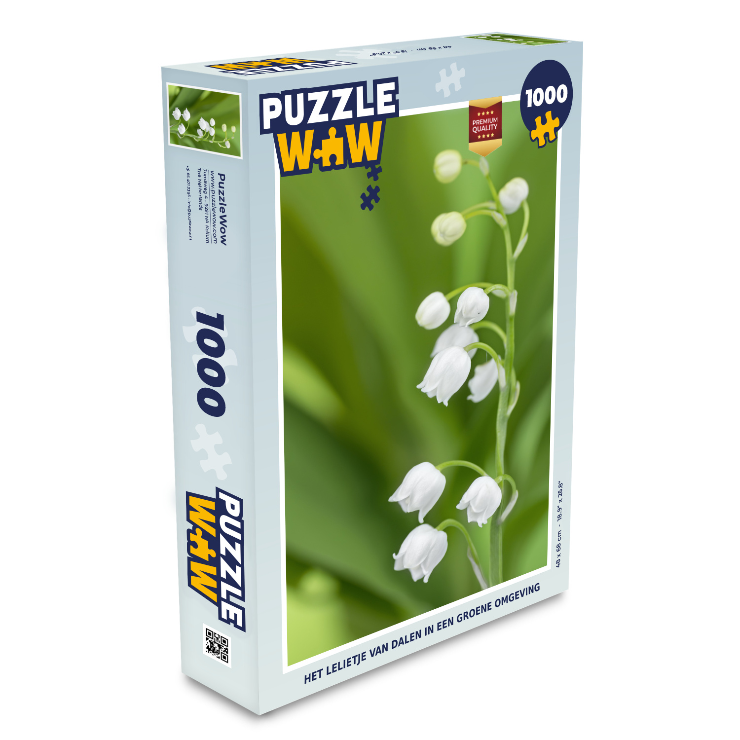 MuchoWow® Puzzle 1000 Teile Das Maiglöckchen in einer grünen Umgebung - Spielzeug - Alt und Jung - Spiele - Puzzeln 136|3722008