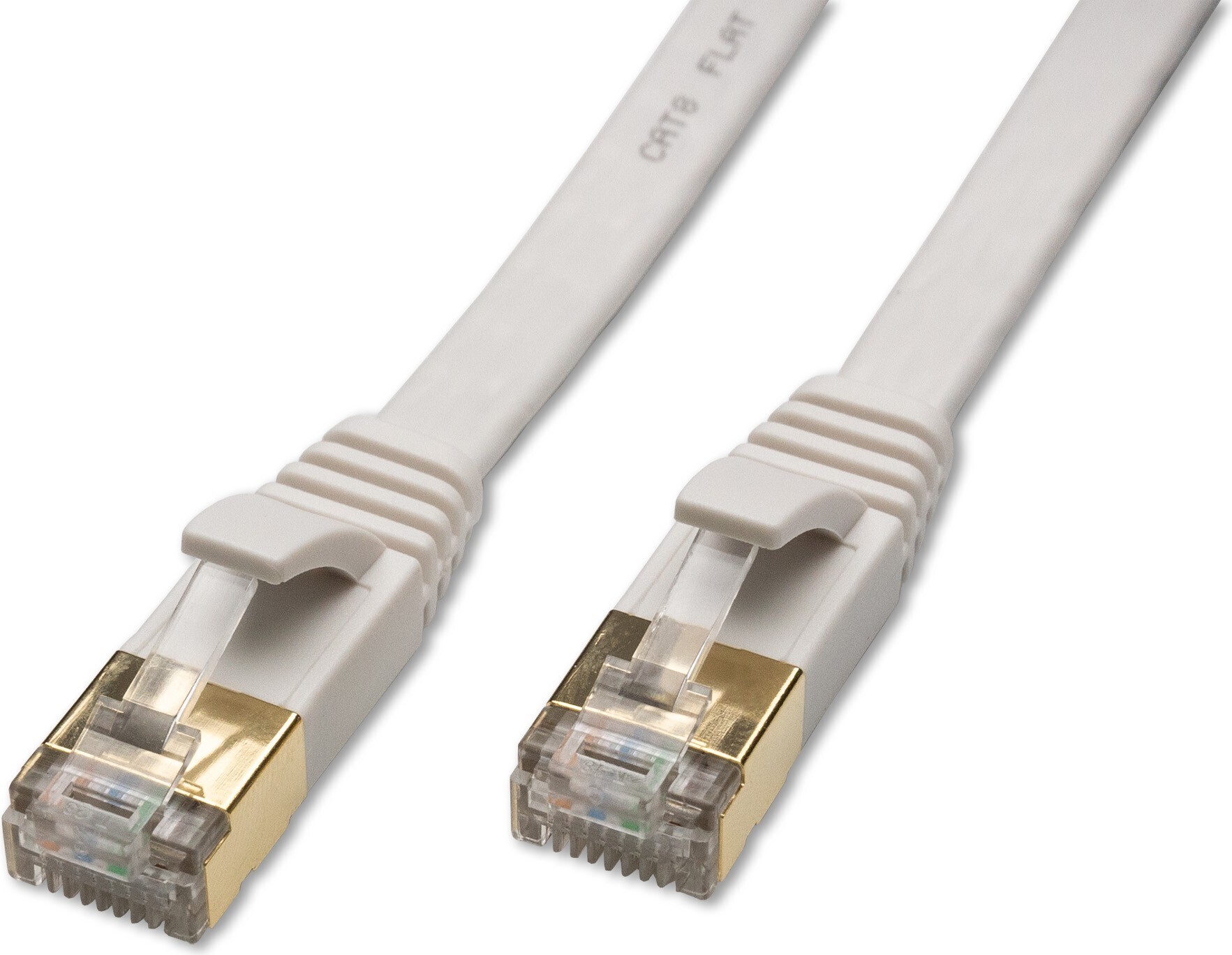 Captiva Kabel Patchkabel CAT 8 Kabel für Netzwerk, LAN und Ethernet 1m weiß 80280