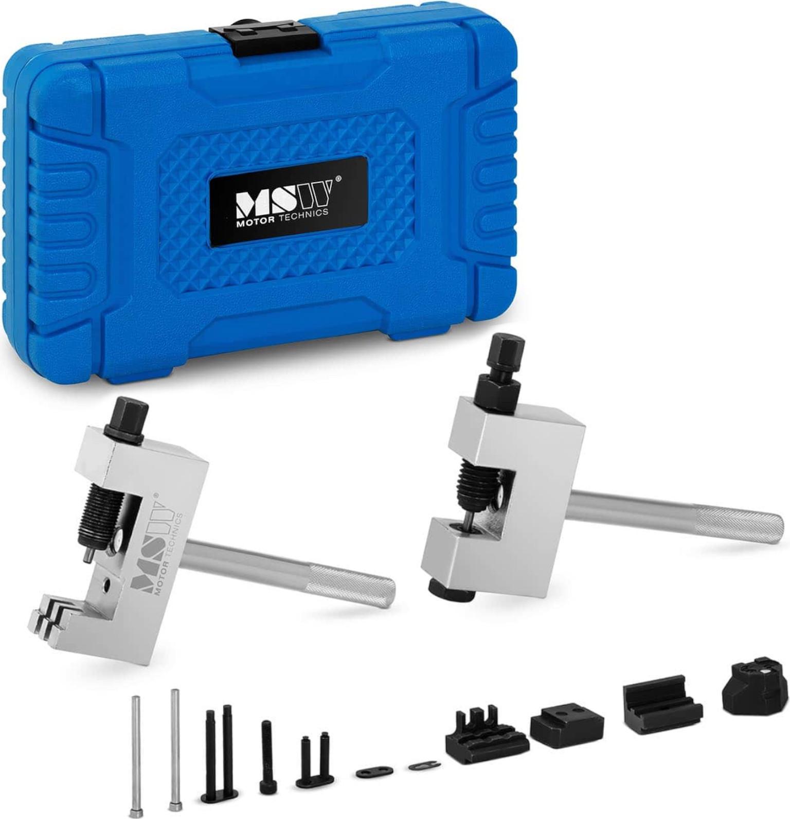 MSW Crimpzange zum Crimpen und Entcrimpen der Steuerkette - Set MSW-ETT-24
