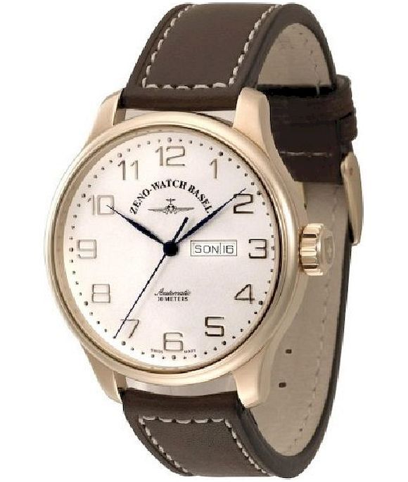 Zeno-Watch - Náramkové hodinky - Pánske - OS Retro - 8554DD-PGR-f2