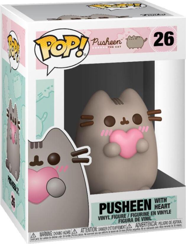 Pusheen - Pusheen with Heart 26 - Funko Pop! - Vinyl Figur 44529