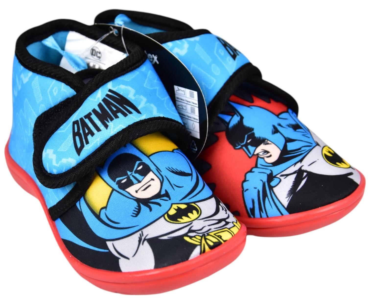 Arditex Bunte Batman Hausschuhe für Kinder, Größe 24, mit Klettverschluss