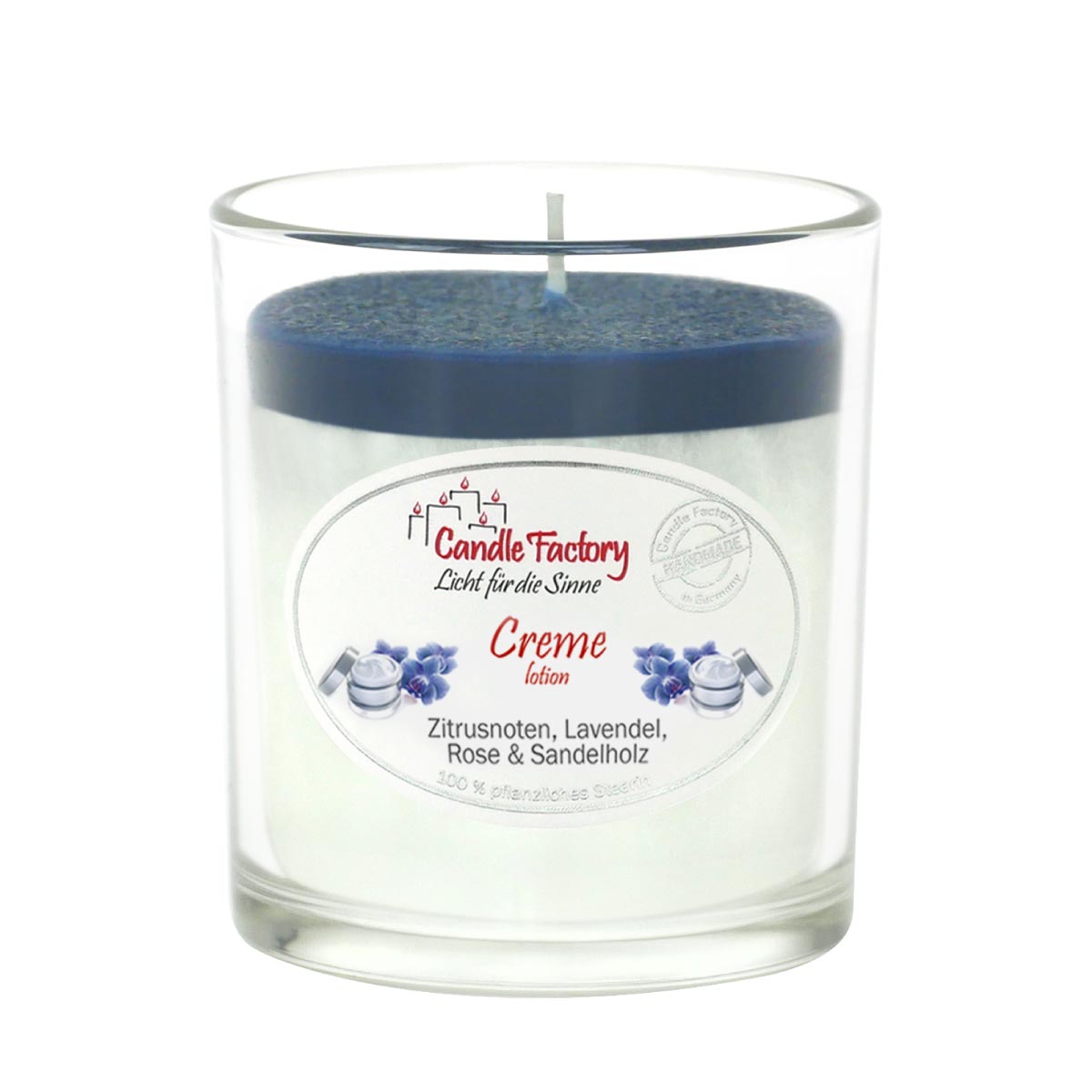 Candle Factory Mini Jumbo Decoratieve Geurkaars, Kaarsen van Plantaardige Stearine in Hittebestendig Glas van het Merk Weck®, ca. 70 uur Brandtijd, Geur: Pioenroos en Framboos