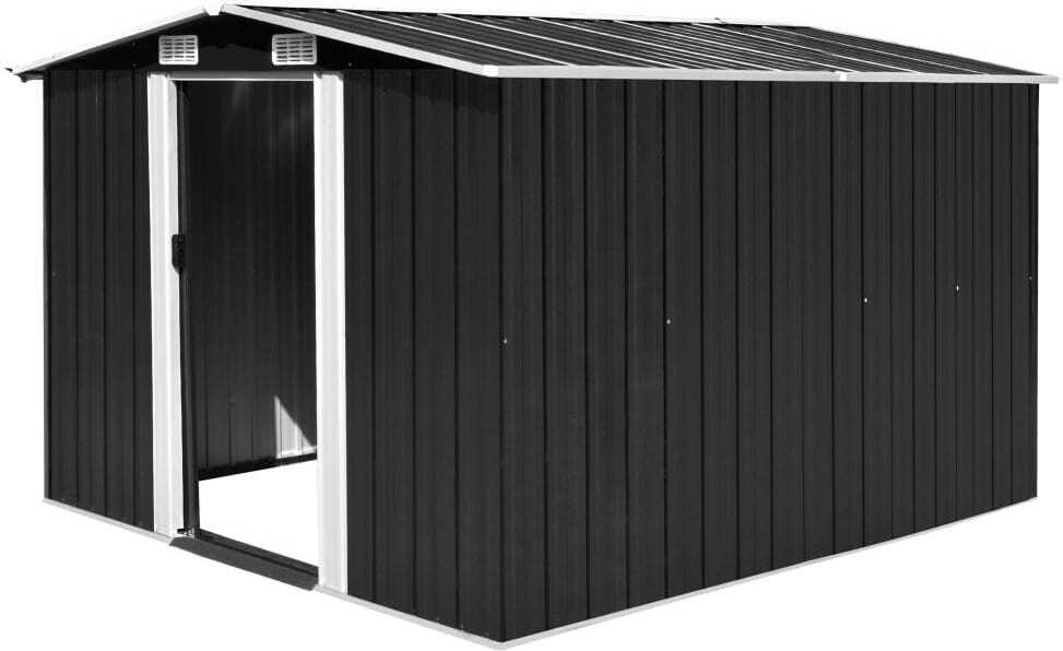 Záhradný prístrešok 257x298x178 cm kov antracit