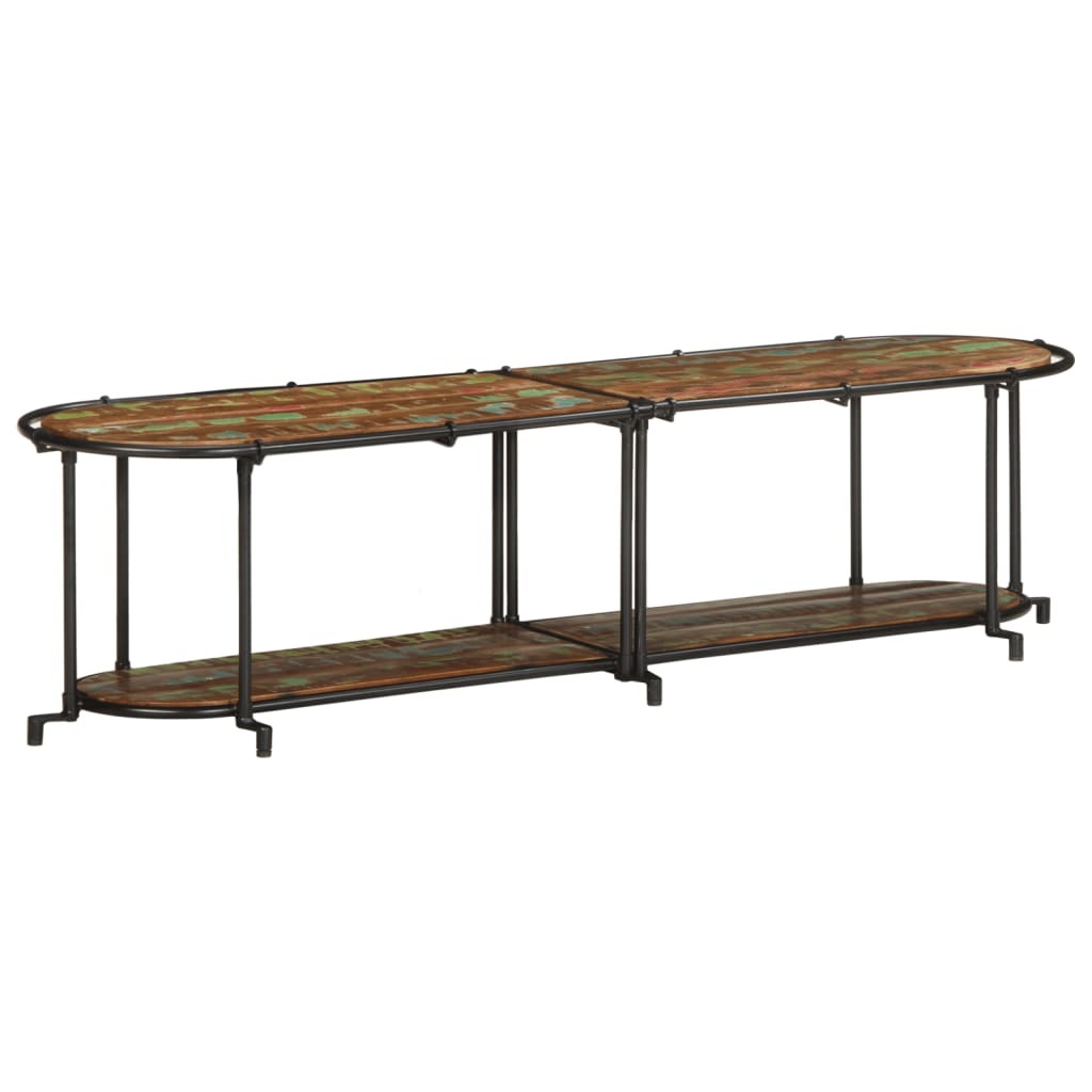 vidaXL TV-Regal 160x42x40 cm Altholz Massiv 4013493