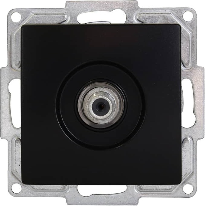 Gunsan Visage Sat Steckdose F Stecker Schwarz 1283400159172