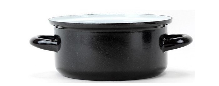 Emaille-Kochtopf STANDARD 14 cm, 0,8 l - Belis 55126