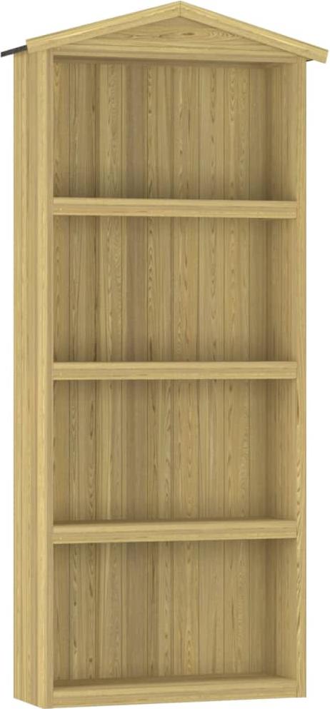 vidaXL Prístrešok na náradie 87x33x222 cm Impregnované borovicové drevo