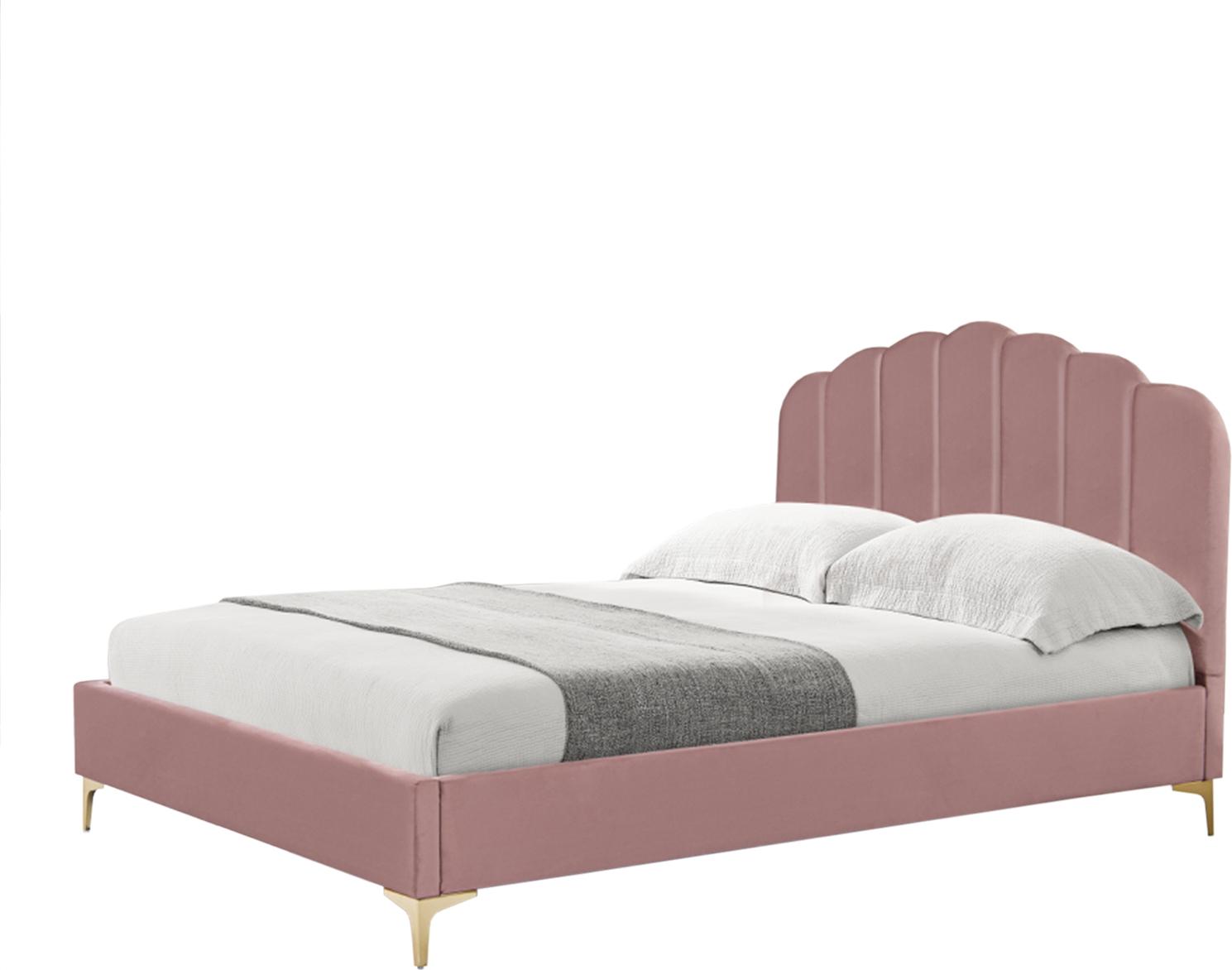 HTI-Living Bett 140 x 200 cm Yoris Pink