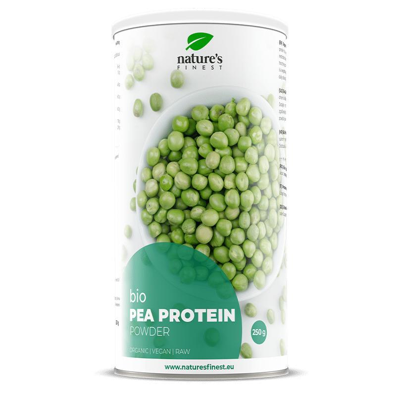 nutrisslim Erbsen Proteine 100% Organic - Vegan Proteinquelle - Nature's Finest - 250 g 5193