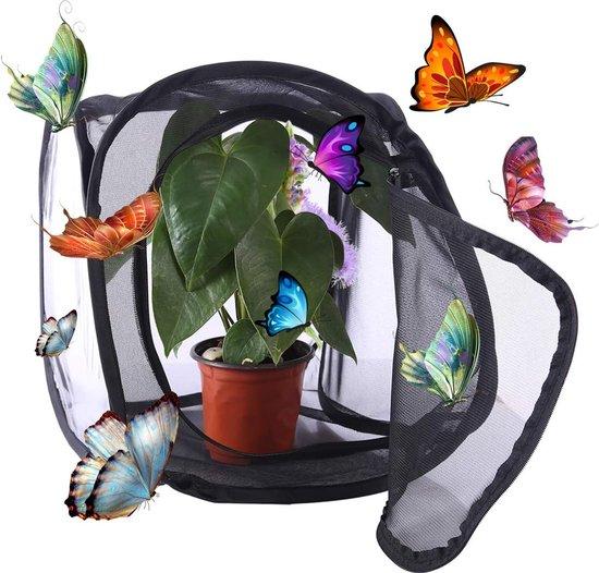 Famanu Insekten- und Schmetterlings-Habitat Käfig - Faltbare Schutzbox, 30 x 30 x 30 cm SHSHOP