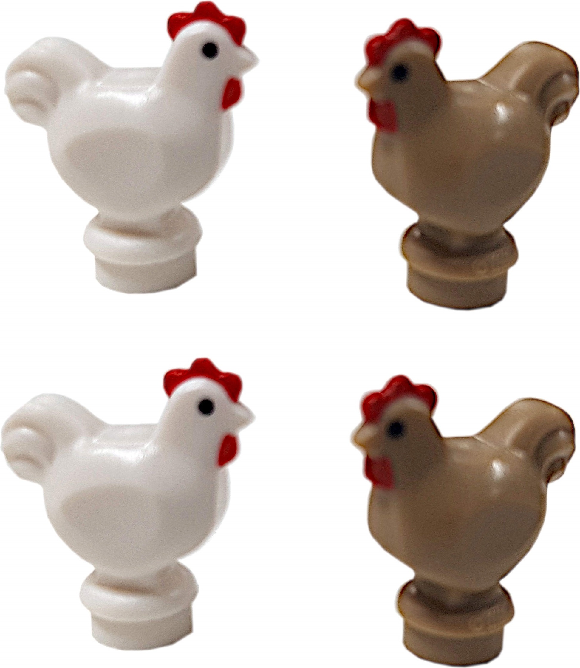 LEGO Tierwelt: 4 Hühner