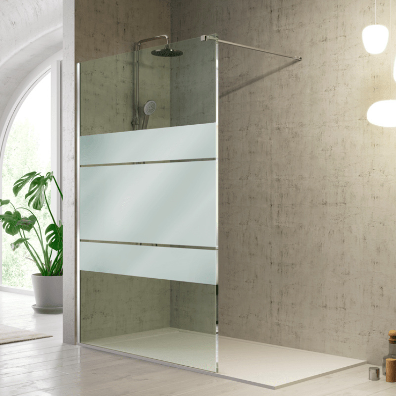 Walk In Duschwand FRESH - 110 cm Glas 8mm
