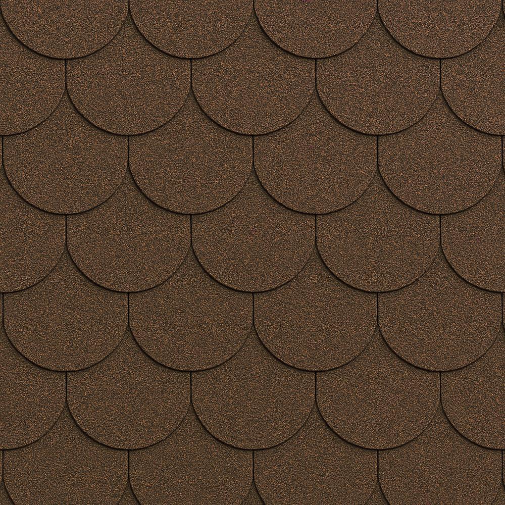 TIMBELA Bitumenschindeln 3 m2 Beaver B-BROWN - 3 m2