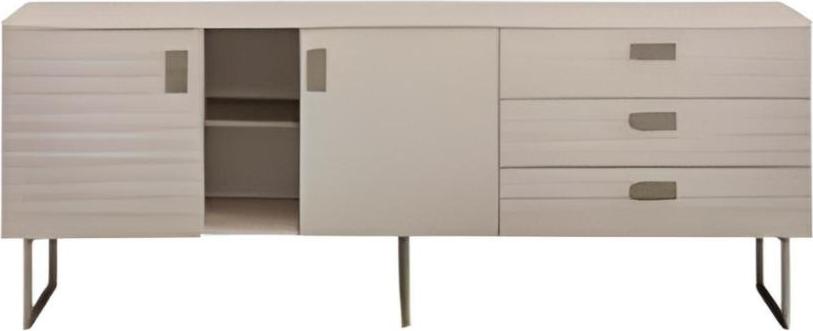 Wohnzimmer Beige Anrichte Designer Holzmöbel Stilvolles Küchen Sideboard