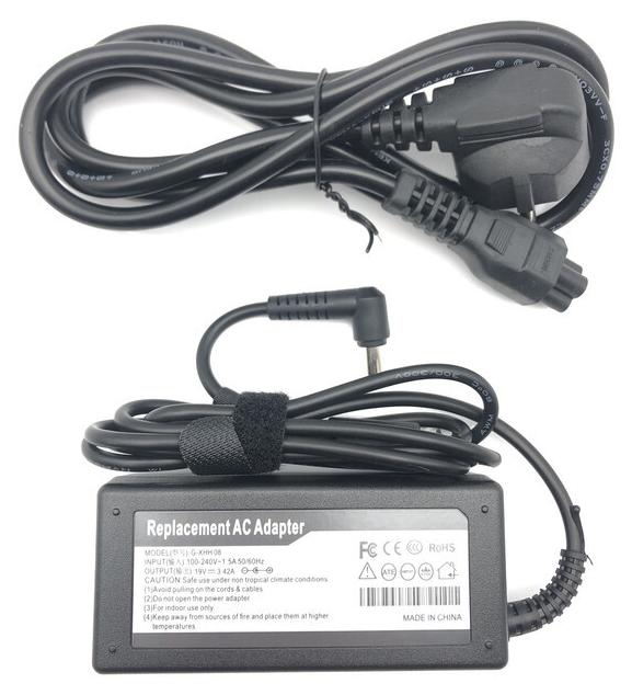 T-ProTek 65W Adapter Netzteil Ladegerät kompatibel für Acer travelmate 5515wlmi, 2433nwlmi