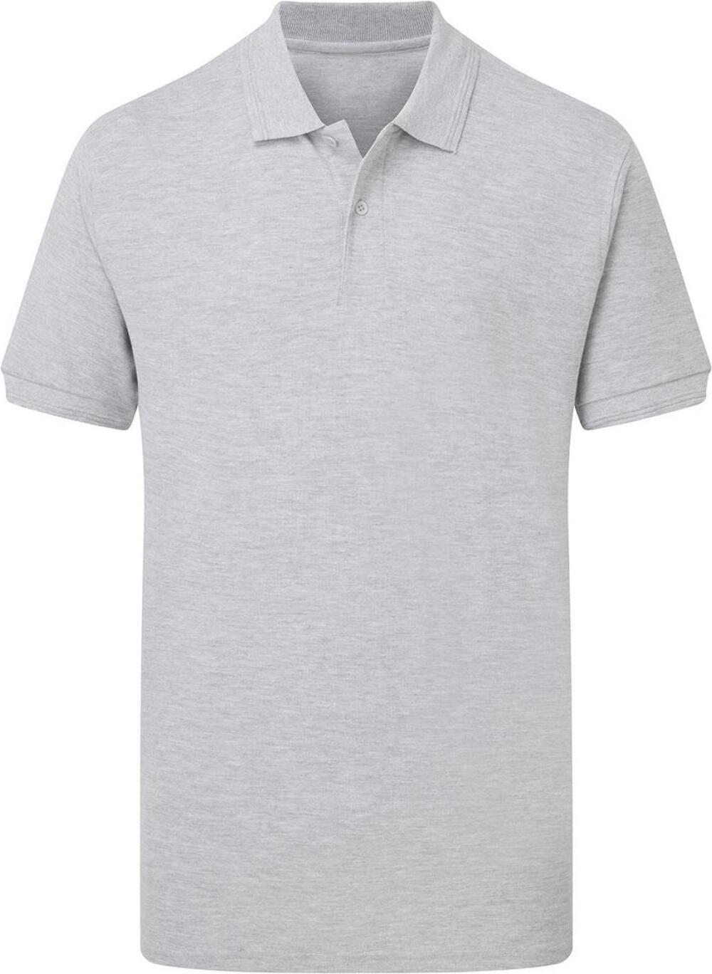 SG SG59 | Men's Poly Baumwolle Poloshirt für Herren - Farbe: Light Oxford - Größe: 4XL