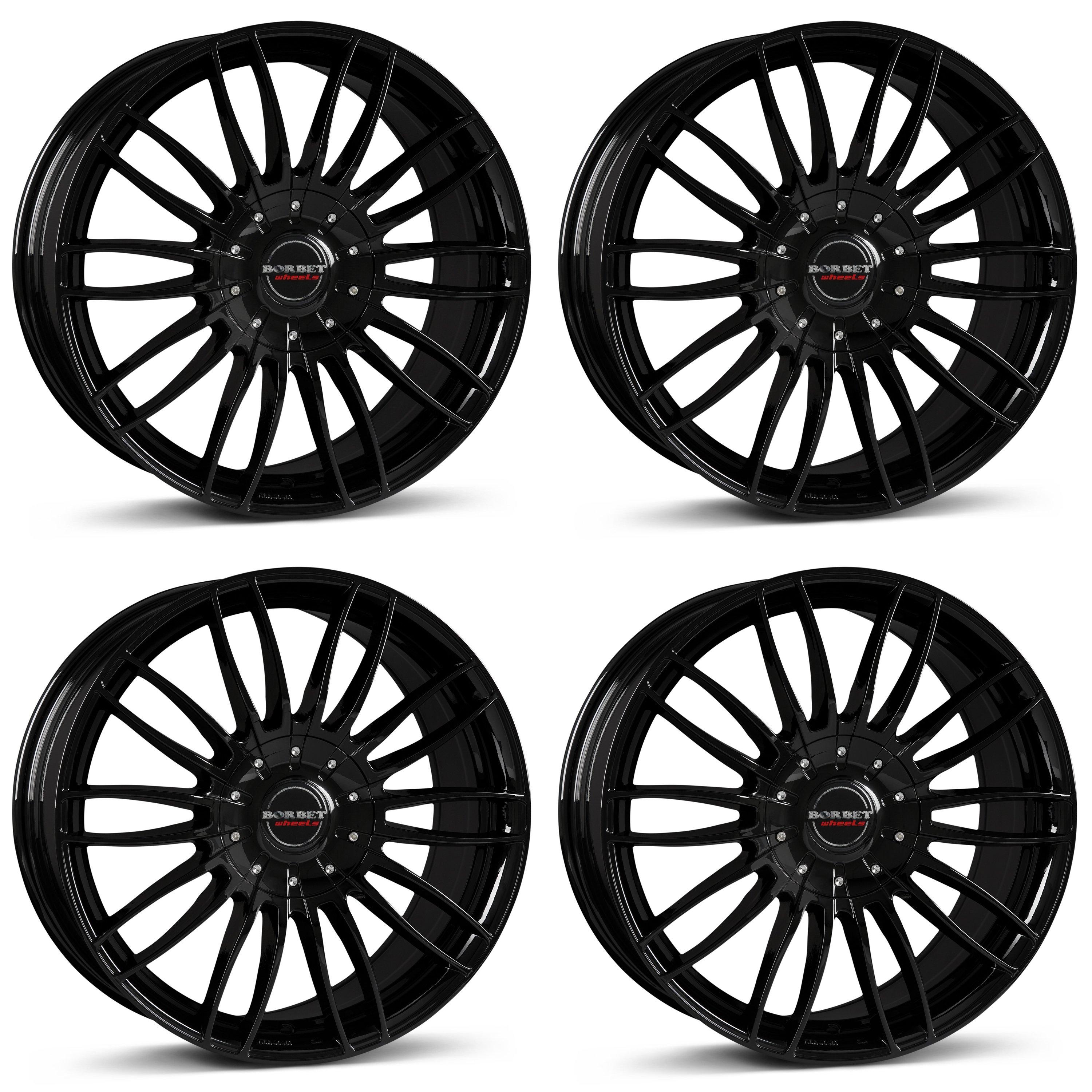 4 Borbet Felgen CW3 8.5x19 ET45 5x120 SW für Land Rover Discovery 3 Discovery 4 Discovery 5 Range 5x120 SW für Land Rover Discovery 3 4-CW3 85945120572,6BG/ROV