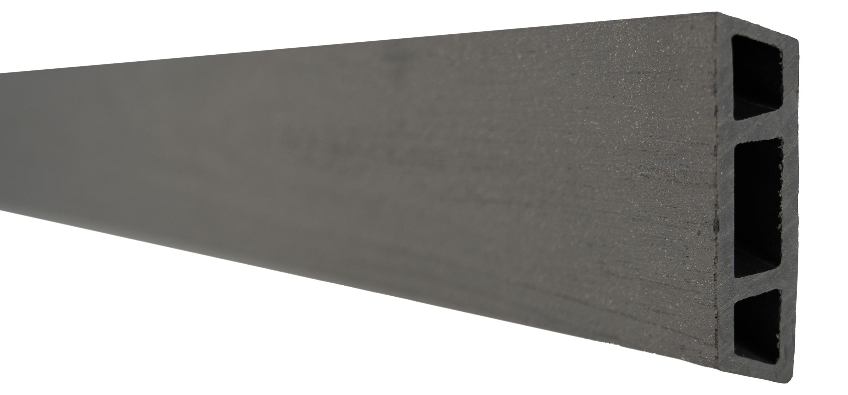 Ligna-Gard GmbH Ligna Gard Musterstück WPC Zaun Texel Holzstruktur Steingrau Holzstruktur 20 cm
