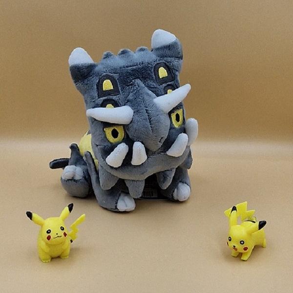 Tinisu Pokemon Bollterus Kuscheltier - 15 cm Plüschtier Bastiodon PC58
