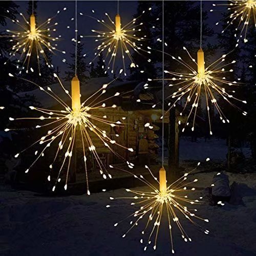 LED Feuerwerk Lichterkette Weihnachten Hochzeit Sternenlicht 8Modes Beleuchtung 