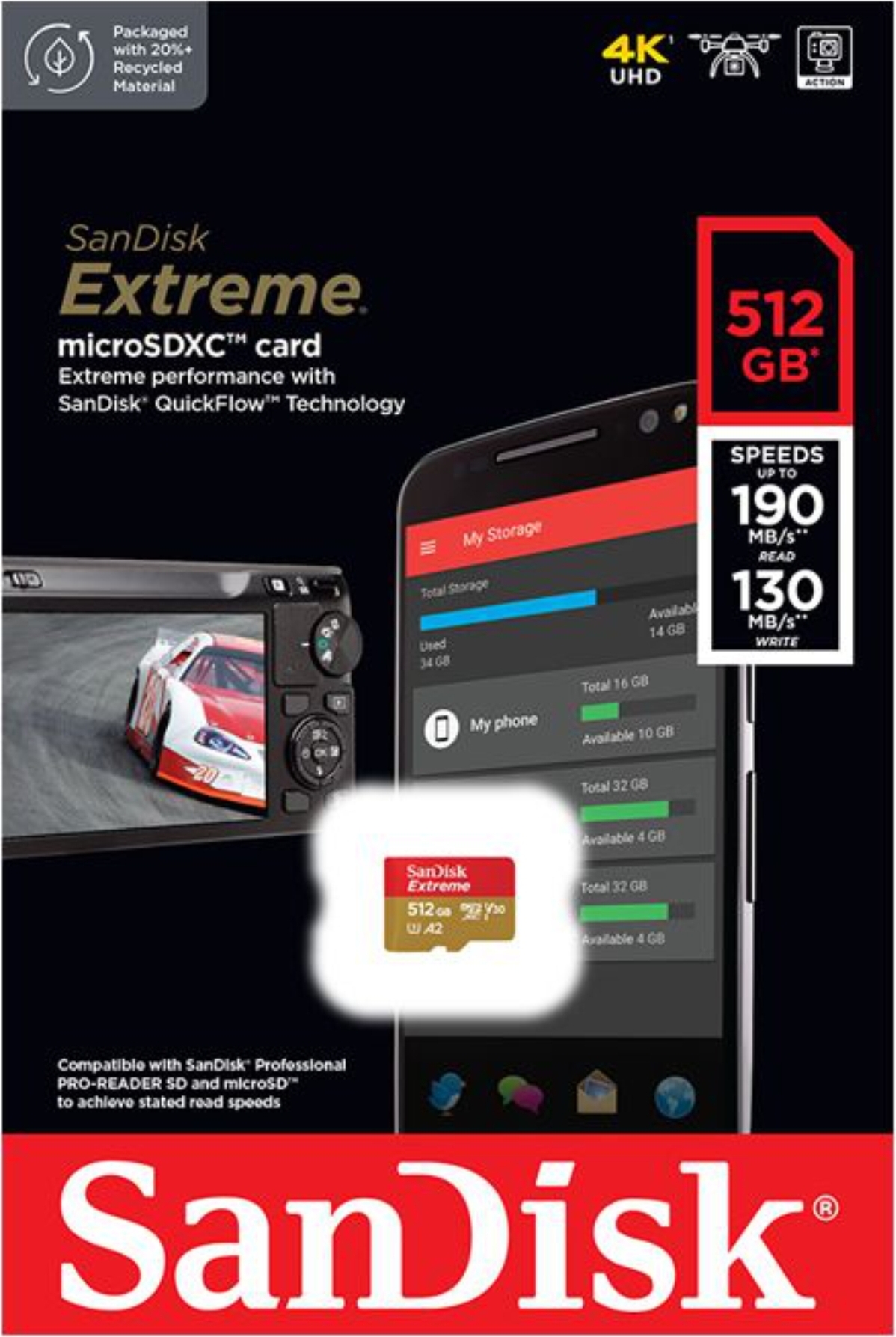 SanDisk Extreme 4K microSD 512 GB